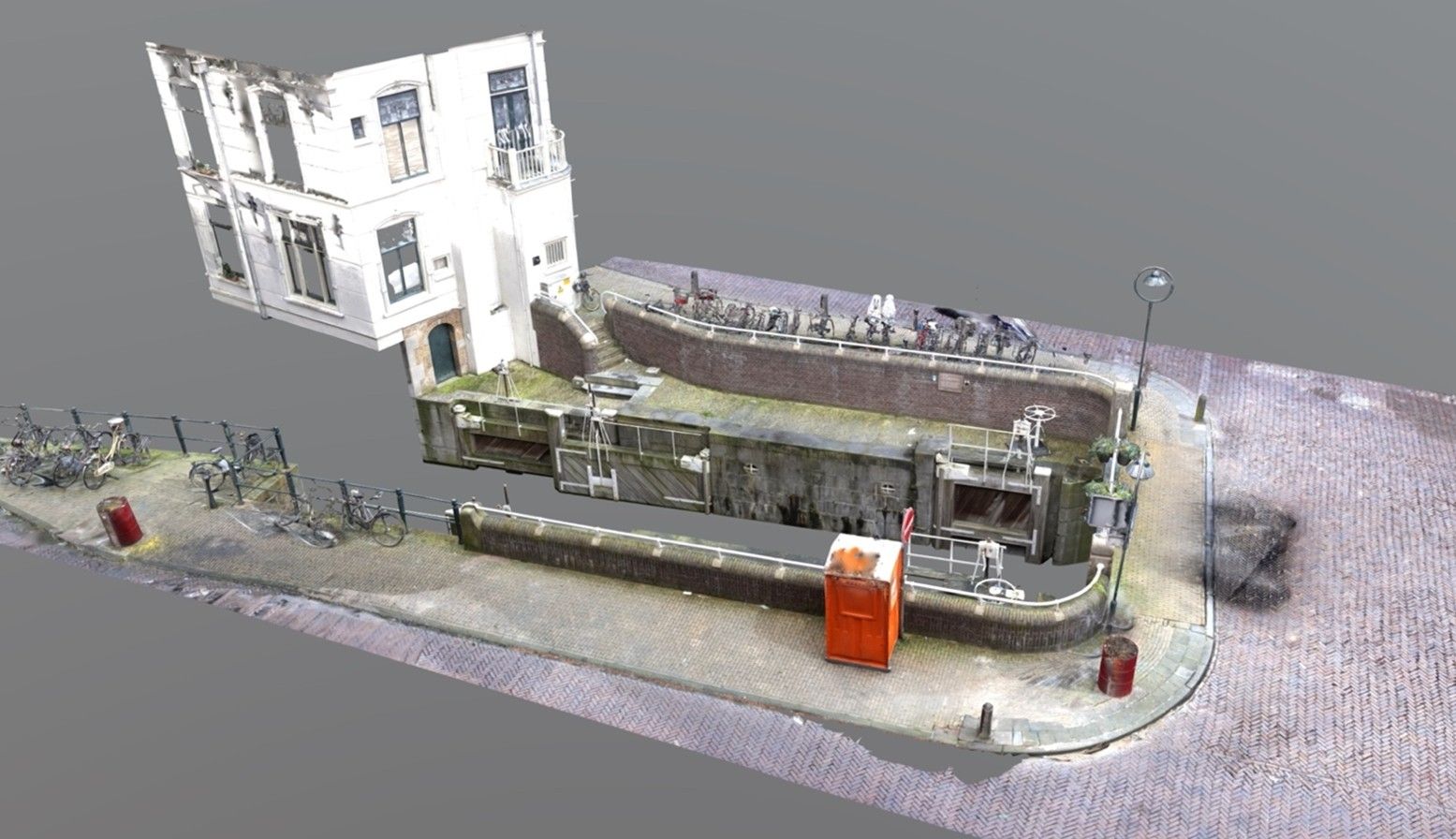 mesh-sluis-inspectie-hoge-resolutie-drone-fotogrammetrie-leap3d-laserscanning-fotorealistisch