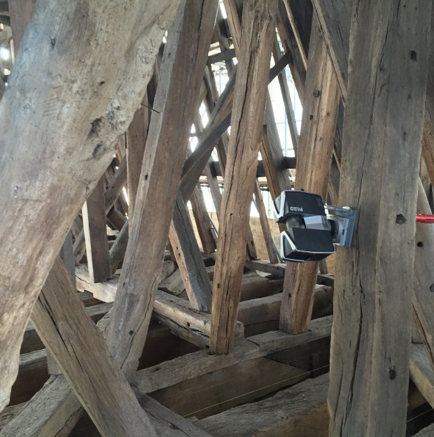 kerk-laserscanning-restauratie-transformatie-beheer-leap3d-tournai-houtskelet