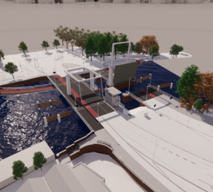 BIM-MODEL-REVIT-CIVIEL-BUITENRUSTBRUG-HAARLEM-LEAP3D